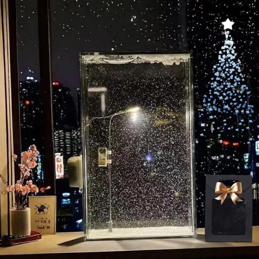 Snow flake streets light